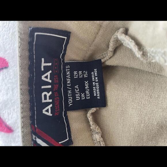 Equestrian riding show pants - girls size 12 R (run small) - Picture 8 of 8
